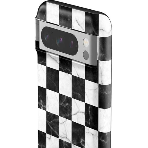 Checkered Marble Google Pixel 8 Pro Impact Case